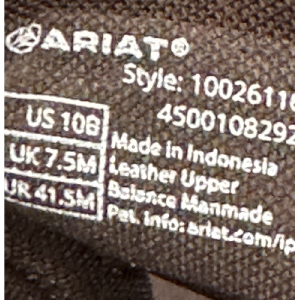 Ariat Boots Women's 10B Fatbaby Western Style 10026116 Burgundy Red Round Toe - Picture 9 of 10